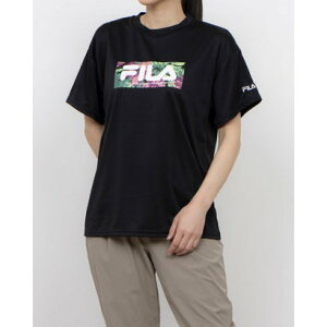 フィラ FILA レディース 半袖機能Tシャツ 冷感機能Tシャツ FDFGW9018 (BLACK)