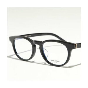 サンローラン SAINT LAURENT SAINT LAURENT メガネ SL M123/F オーバル型 セルフレーム (001/BLACK-TRANSPARENT)