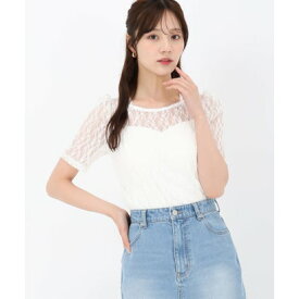 トランテアン ソン ドゥ モード 31 Sons de mode 2025春夏新作 レーストップス （OFF-WHITE）