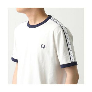 �t���b�h�y���[ FRED PERRY FRED PERRY T�V���c M4620 TAPED RINGER T-SHIRT �i129/SNOW-WHITE�j