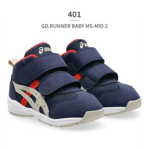 �A�V�b�N�X ASICS �X�j�[�J�[ �L�b�Y �X�N�X�N 1144A282 asics SUKU2 GD.RUNNER BABY MS MID 2 �x�r�[ �t�@�[�X�g�V���[�Y �i�l�C�r�[�j