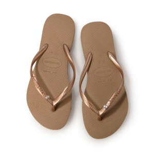 �n���C�A�i�X Havaianas �r�[�`�T���_�� Slim-Crystal-Sw-II �iRose Gold�j