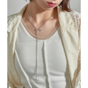 tBbv I[fBx[ PHILIPPE AUDIBERT Enara semi-long necklace brass silver plated SAS6005:AR iVo[j