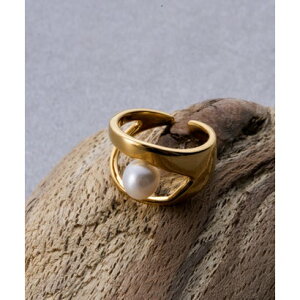 tBbv I[fBx[ PHILIPPE AUDIBERT Bague Malka perle naturelle, laiton BG5858 iS[hj