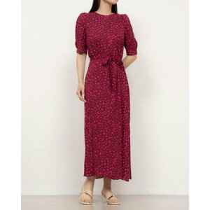 �E�B�b�X���Y WHISTLES Lava Spot Cut Out Midi Dress �iPink/Multi�j