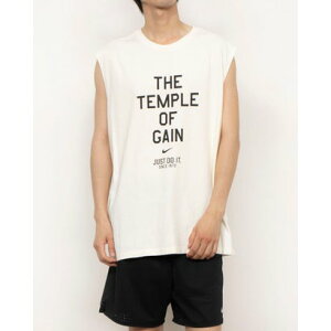 ナイキ NIKE メンズ ノースリーブ機能シャツ ナイキ SL ジム カルチャー CC S/S Tシャツ HJ3688110 (ペールアイボリー)