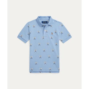ポロ ラルフ ローレン POLO RALPH LAUREN (ボーイズ 2才〜7才)テニスプリント コットン メッシュ ポロシャツ (999マルチカラー)