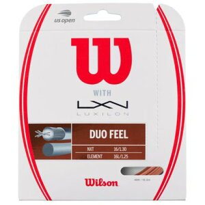 �E�B���\�� Wilson �E�C���\�� Wilson �e�j�X DUO FEEL ELEMENT 125 & NXT 16 WRZ949730 �i�u�����Y/�i�`�������j