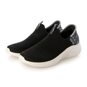 �X�P�b�`���[�Y SKECHERS �X���b�v�C���Y �E���g�� �t���b�N�X 3.0 - �i�`������ �X�e�b�v ULTRA FLEX 3.0-NATURAL STEP �iBLACK/LEOPARD�j