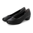 オールデイウォーク ALL DAY Walk シンプルなデザインのスクエアトーパンプス（3cmヒール） （ブラック）