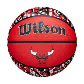 ウィルソン Wilson ウイルソン Wilson バスケット NBA TEAM GRAFFITI バスケットボール CHI BULLS 7 号 4024505XB7 （レッド）