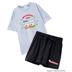 マックハウス Mac-House ちいかわ ルームウェア半袖セットアップ （サックス）