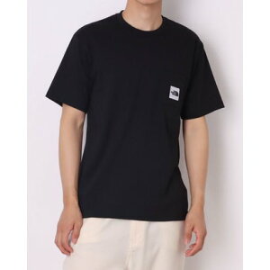 ザ・ノース・フェイス THE NORTH FACE メンズ アウトドア 半袖Tシャツ S/S SquareLogo Pocket Tee_ショートスリーブスクエアロゴポケットティー NT82541 (ブラック)