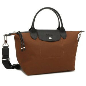 �����V���� LONGCHAMP �n���h�o�b�O �V�����_�[�o�b�O �v���A�[�W�� �G�i�W�[ S�T�C�Y �u���E�� ���f�B�[�X LONGCHAMP L1512 HSR L15 �iCHOCOLATE�j