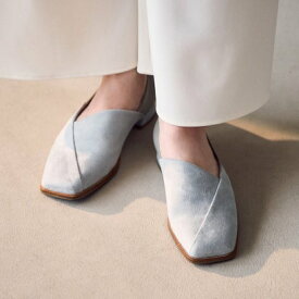 撥水ストレッチスクエアバレエ260 （ライトグレー）