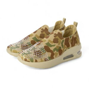 ゴムゴム Gomu56 エアークッションにっとビジュースニーカー (迷彩)