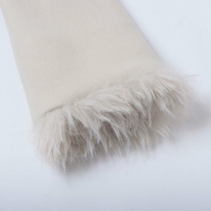 楽天市場】クラネ CLANE FAKE FUR DOCKING OVER COAT（ECRU 