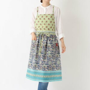 トゥーワントゥーキッチン ストア 212 KITCHEN STORE コットンギャザーエプロン ライク BL (その他)