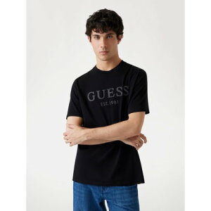 �Q�X GUESS SS Cn Guess Box Logo Tee �iJBLK�j