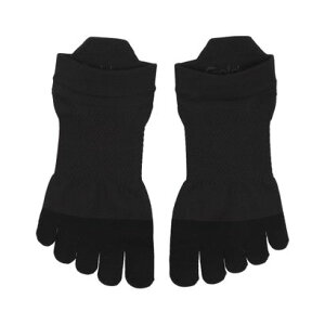 ゴールドウィン Goldwin 陸上/ランニング ソックス 5Tアーチサポートショートソックス GC23302 (ブラック)