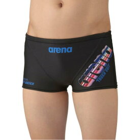 アリーナ arena アリーナ arena スイミング トレーニングスパッツ ショートレッグ メンズ 水着 スイムウエア 水泳 競泳 プール フィットネス 練習 【返品不可商品】 （BKPP ブラック×パープル）