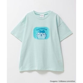 マックハウス Mac-House ちいかわ 半袖Tシャツ ハチワレ （サックス）