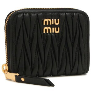 �~���E�~���E Miu Miu ���K���� �R�C���P�[�X �}�e���b�Z �u���b�N �S�[���h ���f�B�[�X MIU MIU 5MM268 AFPP F0002 �iBLACK�j