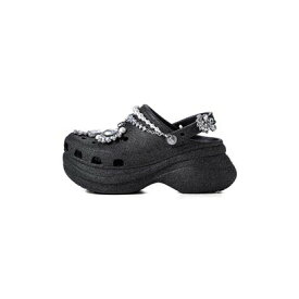 クロックス crocs BAE WEDDING GLITTER CLOG （Black）