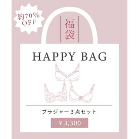 ナルエー Narue ブラジャー3本福袋10,000円相当 ハッピーバッグ お買い得 大人かわいい【返品不可商品】 （その他）