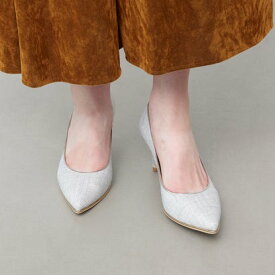 ラウナレア Launa lea 【25AW新色】[Launalea Rich]ゴールドラインパンプス(80001F) （ブルーグレーZ）