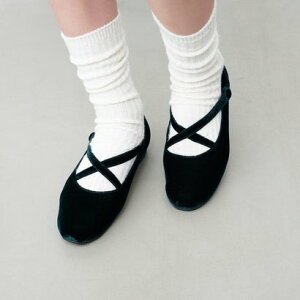 ���E�i���A�o���G Launa lea ballet �y25AW�z�N���X�X�g���b�v�o���G�V���[�Y(B1614A) �iD�O���[��Z�j