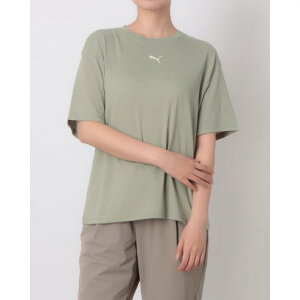 プーマ PUMA レディース フィットネス 半袖Tシャツ W FLORAL CAT GRAPHIC Tシャツ_ 528309 (Lux Army)