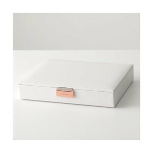 X^bJ[Y STACKERS STACKERS WG[P[X Classic Jewellery Box Lid i73543/WhiteSmooth-RoseGoldj