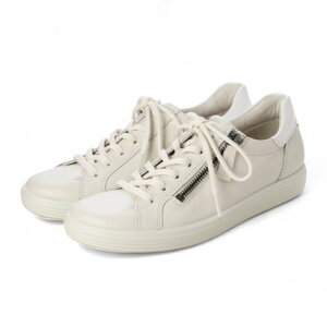 GR[ ECCO KtBbg SOFT 7 TChWbvXj[J[ Ȃ₩㎿JEU[ iWhite/Bright Whitej