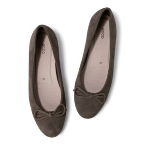 �G�R�[ ECCO �ӂ���Ɖ��K TOUCH BALLERINA 2.0 �o���G�V���[�Y �㎿�X�G�[�h���U�[ �{�v �iDARK CLAY�j