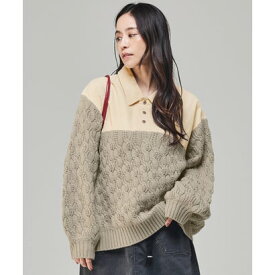 クリフ メイヤー KRIFF MAYER コーデュロイドッキングニット （L/GRAY）