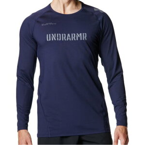 A_[A[}[ UNDER ARMOUR A_[A[}[ UNDER ARMOUR UA HEATGEAR FITTED GRAPHIC LONG SLEEVE SHIRT 6007730 i410 MIDNIGHTNAVYj