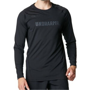 A_[A[}[ UNDER ARMOUR A_[A[}[ UNDER ARMOUR UA HEATGEAR FITTED GRAPHIC LONG SLEEVE SHIRT 6007730 i001 BLACKj