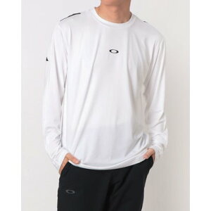 I[N[ OAKLEY Y @\TVc ENHANCE QD LS TEE BOLD EVO 4.7 FOA408253 iWHITEj