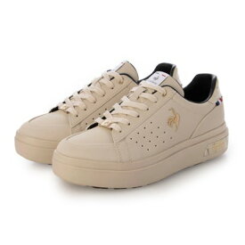 ルコックスポルティフ le coq sportif 【レイン対応】厚底レースアップスニーカー（LCS セーヴル PF II ） （ベージュ）