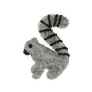 A[XCh EARTH MADE E6406 ANIMAL FELT BROOCH iITj