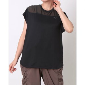 プーマ PUMA レディース フィットネス 半袖Tシャツ STUDIO SS Tシャツ_ 527988 (Puma Black)