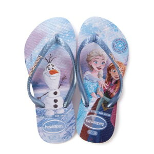 �n���C�A�i�X Havaianas �W���j�A �}���� �r�[�`�T���_�� KIDS SLIM PRINCESS 4123328 �iPURPLE FANTASY�j