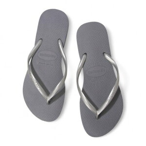 nCAiX Havaianas fB[X } r[`T_ slim 4000030 iSTEEL GRAYj