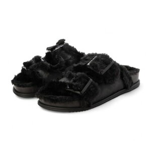 �����b�T melissa MELISSA COZY SLIDE WARM AD �iBLACK�j