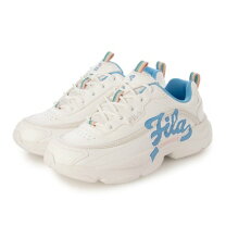 fila スニーカー 厚底 カラーブルー の通販