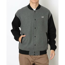 ニューバランス New Balance メンズ ライフスタイル ウェア ウールライクメルトンボンバージャケット_ AMJ45634 （アスレチックグレー）