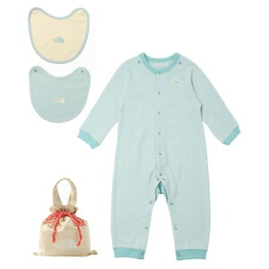 UEm[XEtFCX THE NORTH FACE AEghA xr[ B L/S Rompers 2P Bib_xr[OX[up[X2Pru NTB82402yԕisiz iX^[Ou[j
