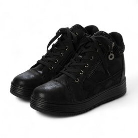 ムーム MUUM スターモチーフインヒールスニーカーMD （BL/BL）