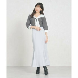 トランテアン ソン ドゥ モード 31 Sons de mode 2025秋冬新作 レースアップマーメイドスカート TT537206 （BLUE）